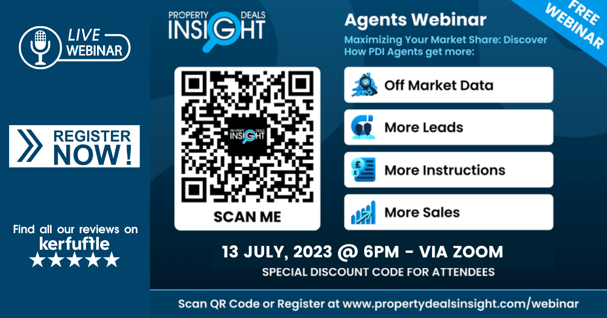 Free Webinar from Property Deals Insight Maximising your market